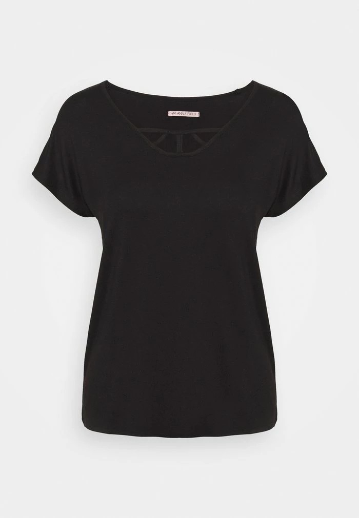 T-Shirt ANNA FIELD Anna Field Basic T-shirt Noir Femme | LIH-3772004